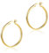 ALEXCRAFT Creolen Gold Große 14K Ohrringe Gold Große Goldene Ohrringe Damen Hypoallergen Gold Hoop Earrings (30 mm)