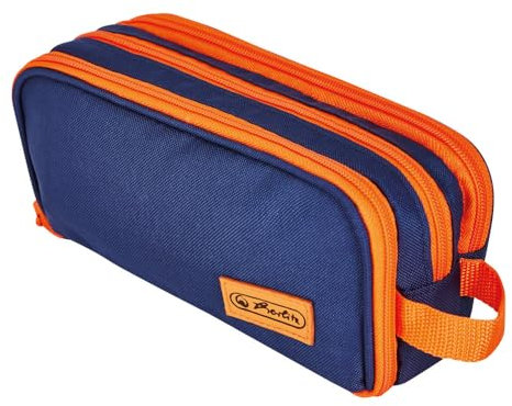 Herlitz Doppelfaulenzer Neon blau/orange