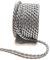 s.dekoda Kordel 10m x 6mm Silber Lurex Drehkordel Dekoband Kordelband Kordelschnur