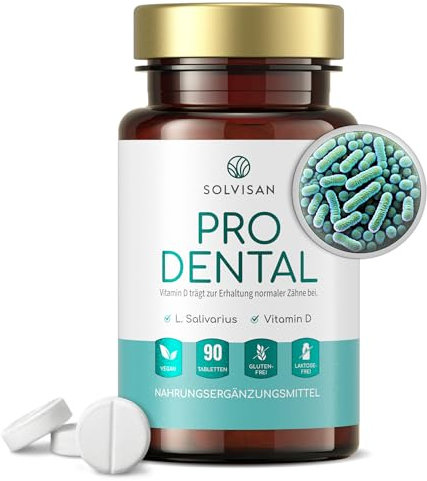 PRO DENTAL* mit Lactobacillus Salivarius - 3 Monatsvorrat - Mundgeruch bekämpfen durch erfrischenden Orangengeschmack mit Vitamin D3