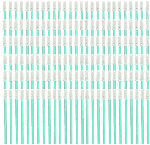 200pcs Foam Cleaning Swab Sticks, Multifunctional Sponge Tip Swabs Detailing Swabs Swabsticks for Printer Heads, Scanners, Sensors, Chip Hard Disk, Optical Lenses Equipment