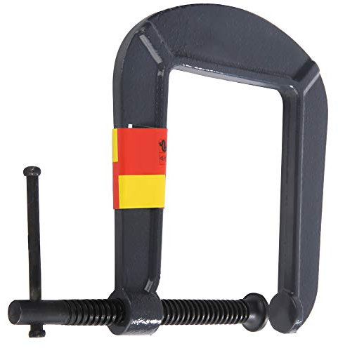 Heavy Duty Deep, Throat U Clamp Steel C G Type Woodworking DIY Carpentry Clamps Jaw Opening Clamping Device 100,185mm (Clamping Thickness 70*Depth 110mm)