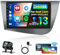 Inefala Android 15 Autoradio für Seat Leon 2005-2012 mit Wireless CarPlay Android Auto 2+64G, 9 Zoll Bildschirm Unterstützung DSP 28UI FM RDS GPS Bluetooth WiFi SWC AHD Rückfahrkamera