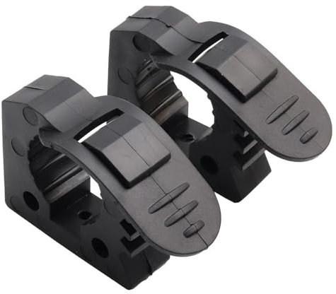 Alnicov 2pcs Quick Release Clamp Mount, Rubber Clamp Grip for 1-1/7 into 1-4/9in Diameter Tools and Equipment Used on Off-Road Vehicle UTV ATV RV Van Trucks Boat Train