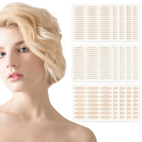 Schlupflider Tapes - Unsichtbare Augenlid Stripes für Lidstraffung - Perfekte Lösung für Schlupflider - 720 Klebepads gegen Schlupflider