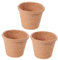 CIYODO 3 Pcs Woven Korb Topf Vintage Stil Lagerung Pflanzer Stroh Blume Vase Für Küche Zimmer