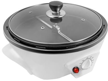 Torréfacteur à café domestique, 800 W, électrique, torréfacteur à grains réglable de 0 à 240 °C, 500 g, pour grains de café, noix, pop-corn