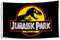 ENMOON Jurassic Flagge Park Banner ENMOON Movie Dinosaurier Banner Flagge (90 x 150 cm, strapazierfähig, langlebiges 150D Polyester) Messingösen für Studentenwohnheim, Zimmer, Männerhöhle