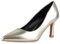 VAN HILL Damen Spitze Pumps Stiletto Lack Klassisch Schuhe 216477 Gold 39