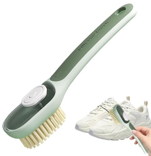 Cepillo para Lavandería con Dispensador de Jabón,Cepillo para Lavandería con Dispensador de Jabón - Cepillo Multifuncional para Fregar Zapatos,Cepillos para Limpiar Zapatos, Cepillo de