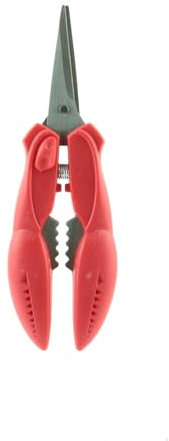 WDMT Rote Krabben- und Hummerscheren – Starker Meeresfrüchteknacker für Austern und Schalentiere – Nussknacker – Ergonomisches Küchenutensil – Rutschfester Griff – Rot