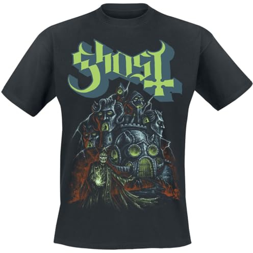 Ghost Ghoul Castle Männer T-Shirt schwarz 3XL 100% Baumwolle Band-Merch, Bands, Nachhaltigkeit