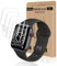 Bodyguard Schutzfolie für Panzerglas für Apple Watch Series 4/5/6/se (44mm), Blasenfrei Schutzglas, Kratzfest, Sensitive Touch, 3D Vollschutz, HD Apple Watch 44mm Displayschutz(4 Stück Transparent)