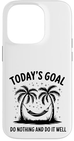 Objetivo del día: hacer nada y hacerlo bien. Carcasa para iPhone 14 Pro