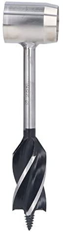 Bushcraft Auger, Survival Gear And Supplies with Leather Case Steel Bushcraft Hand Auger, Survival Tool, Hand Wrench, Bush Craft Gear Hatchet for