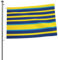 Drapeaux de jardin à rayures jaunes et bleues, drapeau de jardin double face, bannière de bienvenue pour la maison, la pelouse, la décoration d'intérieur/extérieur