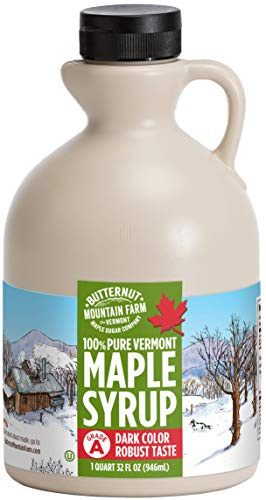 Butternut Mountain Farm Ahornsirup - Dark Robust Vermont, 1er Pack (1 x 946 ml)