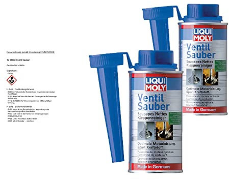 2x LIQUI MOLY 1014 Ventil Sauber Reiniger Schutz Additiv Benzin 150ml