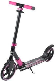 Bandits & Angels Kinderroller Black Racer 205 Pink ab 5 Jahren für Mädchen – Roller für Kinder – zusammenklappbar – Verstellbarer Lenker – Roller mit Fußbremse