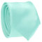 Cravate Fine Vert d'eau - Cravate Homme Coupe Slim Moderne - 5cm à la Pointe - Couleur Unie - Accessoire Chemise pour Mariage, Cérémonie