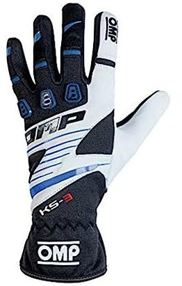 OMP OMPKK02743E175XS My2018 Ks-3 Handschuheschwarz / weiss / blau Size Xs