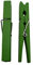 Wuuycoky Wood Craft Lot de 25 pinces à linge avec ressort Vert 7,4 cm