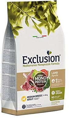 Exclusion Mediterraneo Noble Grain Adult Lamm medium 3 kg