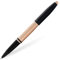 Cross Calais Rollerball (Matt schwarze Kappe, Schreibfarbe: schwarz, inkl. Geschenkbox) Roségold