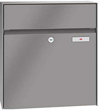 RENZ/Plan/Aufputz-Briefkastenanlage Wand-Briefkasten/RAL-Farbe 9007 Volumen 28 L/Dein-Briefkasten.de