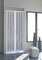 Box doccia in PVC Nicchia Larghezza 100-170 cm, H 185 cm mod. VERA, Bianco, Porta doccia apertura centrale due ante a soffietto, riducibile (Larghezza 170 cm, H 185 cm)