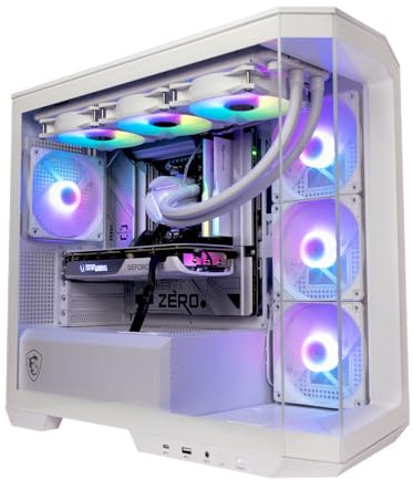 BREUNOR PROJECT ZERO - Pc Gaming Ryzen 7 7800X3D 8 Core fino a 5.00 GHz, RTX 5070 12GB, Ram 32Gb DDR5 6000MHz, Ssd Nvme 1000GB, Dissipatore a Liquido 360mm, Windows 11 Pro