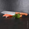 Natürliche Lebensfreude - Santoku Messer mit Olivenholz Griff - sehr scharfe 20 cm Klinge - Made in Germany Solingen - Rostfreier Edelstahl aus Deutschland - Kochmesser