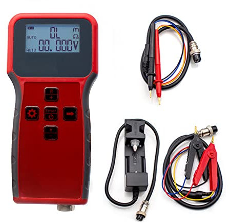 Toplionace YR1030 Batterie Innenwiderstands Tester, DIY Lithium Batterie Meter Hochpräzises Upgrade 18650 Batterieprüfmaschine (G)