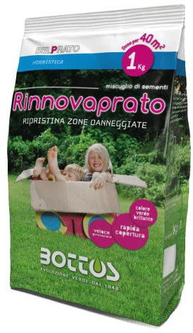 Semente per Prato 'Rinnovaprato' per Zona soleggiata 1KG - Zollaverde Bottos