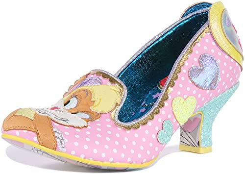 Irregular Choice Damen Bunny Love Pumps, Rose, 40 EU