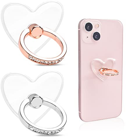 Anneau Telephone, Bague Telephone Portable, Grip Telephone, Réglable à 360° Truc pour Tenir Le Telephone dans Les Mains, Compatible avec la Plupart des Téléphones Portables