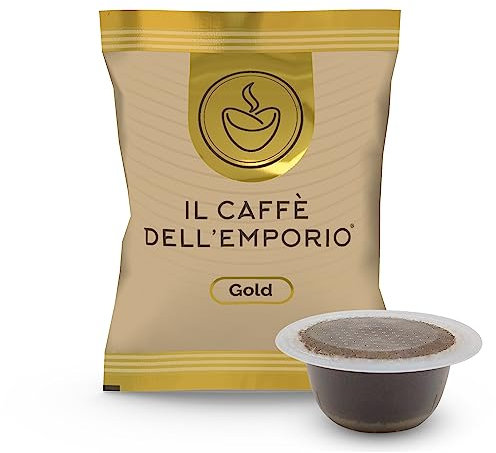 Le Café de l'Emporio Mélange Gold Or Arabica Capsules Caffe Compatibles avec Bialetti (Super, Gioia et autres) (100)