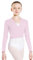 Wear Moi Menuet Cache-cœur en acrylique tricoté pour fille, rose, âge 8/10