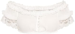 Krüger Dirndl Damen Dirndlbluse 313465 Ecru 36