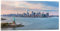 Posterlounge New York – Skyline mit Freiheitsstatue Acrylglasbild von Matteo Colombo 120 x 60 cm Wandbilder Wanddeko