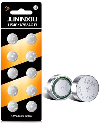 JUNINXIU AG13 Knopfzellenbatterien, 1,5 V, 30 Stück