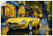ARTland Wanddeko Wandtattoo selbstklebende Vinylfolie Auto Sportwagen Cabrio BMW Z8 Gelb Paris U5CT