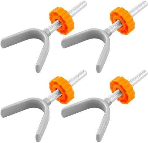 QWORK® 4 Stück Y-Spindel Druckschrauben für Schutztore, 10 mm x 73 mm, Geeignet für M10 Spindellöcher