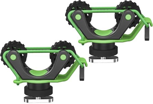 EDSRDPLT 1005 2 PCS Kayak Paddle Holder with Rubber Ring Rollers Fits Various Shaft Diameters for Holding Paddle, Rod, Net and More – Improved Compatibility for Fishing Kayaks