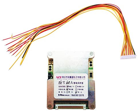 16S 60V 60A Lithium Batterie PCB Ionen Akku Aufladen