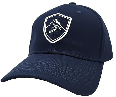 Solohike Cap in Blau, Basecap Herren Wandern, Basecap Herren Berg, Mütze Herren, Mütze Damen, Basecap Herren, Basecap zum Sport, Freizeit, Golf, oder Running, Unisex, Baumwoll-Twill