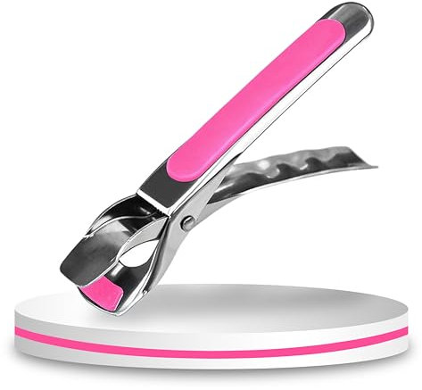 Multi-Purpose Anti-Scalding Clip, Anti Scald Bowl Holder Clip, Hot Dish Plate Bowl Clip, Thickened Stainless Steel Hot Plate Gripper with Silicone Handle for Moving Microwave Pan, Plates, Trays.