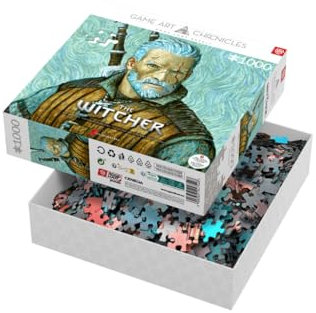 Good Loot | The Witcher Geralt of Rivia & Vincent Van Gogh Puzzle | Puzzle 1000 Pieces