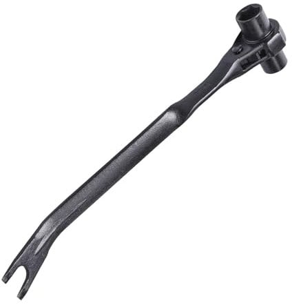 Tiajingzi Ratchet Wrench Hammer | Heavy-Duty Tack Lifter | Multi-Function Nail Puller Tool for Carpet Tacks Rivets with Hammer Function