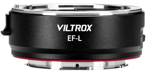 EF-L AF Elektronischer Objektivadapter kompatibel mit Canon EF/EF-S Serie Objektiv auf L-Mount Kamera Panasonic Lumix S1 S1R S1H S5, Leico SL SL2 TL2 CL, Sigma fp L